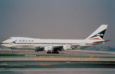 Delta Airlines Boeing 747-132 N9898 at LAX Early 1970s 8