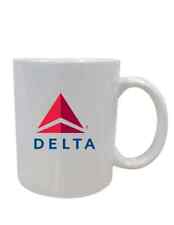 Retro Delta Airlines Logo US Airline Travel Company Employee Coffee Mug Cup  picture
