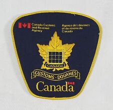 CANADA CUSTOMS & REVENUE AGENCY CANADIAN POLICE SHOULDER PATCH - EXCELLENT SHAPE picture
