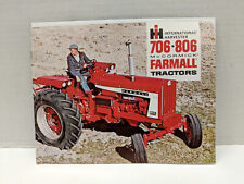 1960s McCormick Farmall Tractor 706 806 Dealer Brochure AD-2271-R2 12-4 picture