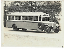 vintage 1930's Colonial Stages Bus bound for Cincinnati - B&W 8x10 photo picture