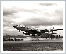 Aviation Airplane American Airlines Boeing 707 Flagship 1960s B&W 8x10 Photo 3C2 picture
