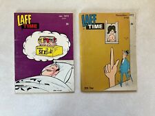 Lot of 2 Laff Time November 1972 January  1973 Vol. 11 No. 7 & 8 Gd/VG Pics HTF picture