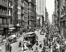 1912 BROADWAY New York BUSY STREET SCENE Photo  (195-c) picture