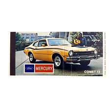 Vintage Matchbook Cover 1973 Mercury Comet - Garage Hinse LTEE picture