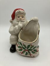  Lenox Hosting The Holidays Bakeshop SANTA Candy Dish Christmas picture