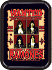 Ramones Wanted Stash Tin Storage Container 4.37