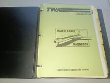 TWA Douglas DC-9-80 Maintenance Handbook 1983 picture