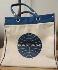 Pan Am Tote Bag Pan American Airways travel carry on vintage picture
