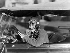 8x10 Print Ruth Elder Aviation Pioneer Posing Automobile with Flying Gear #AREE picture