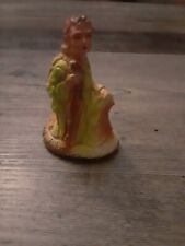 Vintage Chalkware Sheppard Boy Christmas Nativity Figure Retro 1940s Italy  picture