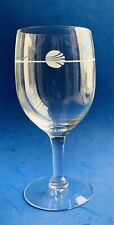 Continental Airlines Stemmed Wine Glass - Contrails Logo picture