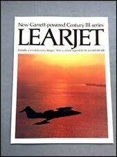1978 1979 Learjet Century III Series Airplane Aircraft Brochure Catalog picture