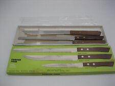 Vintage Frontier Forge Knife Carver Set NEW OLD STOCK Rosewood Handle Japan READ picture