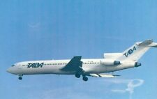 TABA Brasil Boeing 727-200 PP-AIW @ Sao Paulo GRU 1995 - postcard picture