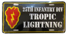 25th Infantry Div Tropic Lightning Black 6