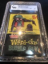 1966 Fleer Weird-Ohs Wax Pack 5 Cent Sealed Graded Global Authentication 7 picture