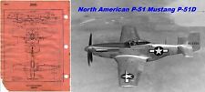 P-51D MUSTANG FIGHTER 1940's MAINTENANCE SERVICE MANUAL archive 500 pages picture