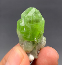 15.1 Gram Natural Peridot Crystal from Pakistan, Good Terminated Rough Specimen picture
