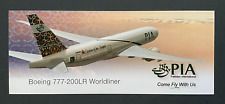 PIA Pakistan International Boeing 777-200LR Aircraft Sticker - Version 2 picture