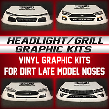 Race Car Headlight Grill Vinyl Decal Graphic Kits picture