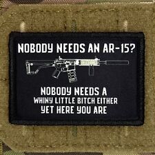 Gun Control Patch / Military Badge Tactical Hook & Loop 412 picture