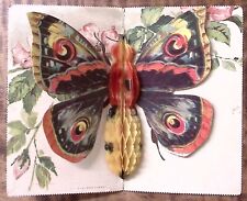 1905 WAYNE JUNCTION PA DIE CUT FOLD OUT BUTTERFLY POSTCARD BEAUTIFUL Z5403 picture