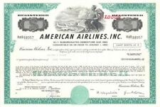 American Airlines, Inc. - 1960's-70's dated Commercial Airlines Carrier Bond - V picture