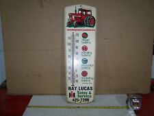 INTERNATIONAL HARVESTER 1970's 1466 Tractor Equipment Dealer Thermometer IH NICE picture