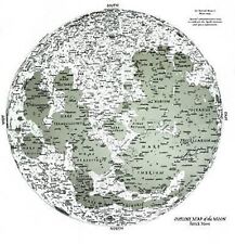 Patrick Moore A0 large SIGNED Moon map REDUCED IN PRICE picture