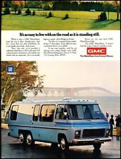 1974 GMC Motorhome 455-cid V8 Vintage Advertisement Print Art Car Ad J632A picture