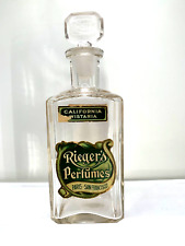 Grand  Antique perfume bottle.  California Wisteria by Rieger’s Perfumes. 1910. picture