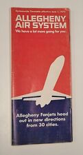 Allegheny Airlines Timetable (1972) picture