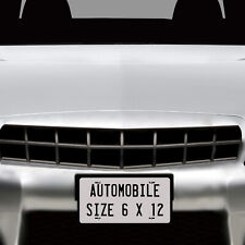 Custom FLORIDA Black License Plate Personalized Car ATV bike Motorcycle bicycle picture