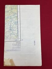 Vintage 1981 CANADA Aeronautical Chart Aerial Map NASKAUPI N.T.S. #13 N.W. picture
