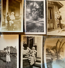 Lot~35+ Vintage Black & White Photos~1900-1960s~Moms w/ Kids & Babies~Flappers picture