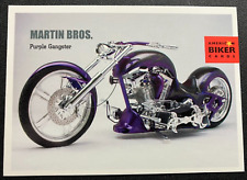 #48 Purple Gangster by Martin Bros. - 2004 American Biker Trading Card - MINT picture
