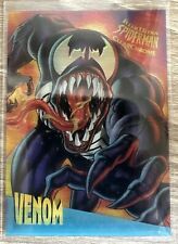 1995 Fleer Ultra Spider-Man Clear Chrome Limited Chase Grail Card Venom picture