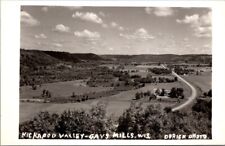 Real Photo Postcard Kickapoo Valley in Gays Mills, Wisconsin picture