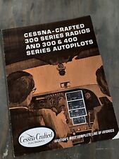 Cessna Crafted 300 Series Radio Autopilot Flyer Brochure Aviation picture