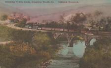Postcard Climbing 17 Mile Grade Allegheny Mts Oakland Maryland MD  picture