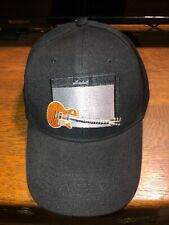 LES PAUL GOLDTOP GUITAR MARSHALL AMP ON BLACK BASEBALL HAT MINT COLLECTIBLE picture