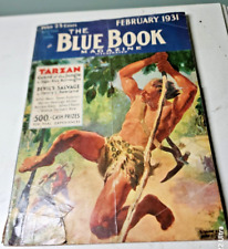 Blue Book Magazine February 1931 Tarzan Edgar Rice Burroughs picture