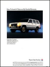 1990 Jeep Cherokee Limited Original Advertisement Print Art Car Ad K130 picture