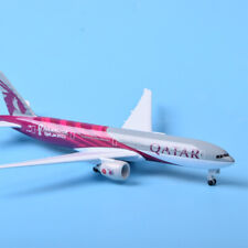 Alloy Metal QATAR Boeing B777 Airlines Airplane Model Plane Aircraft 20cm picture