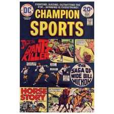 Champion Sports #3 in Very Fine + condition. DC comics [w' picture