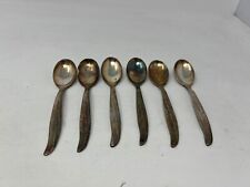 Vintage TWA Airlines Spoon International Silver Co. Propeller Design Lot of 6 picture