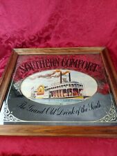 VTG Southern Comfort Mirror Bar Sign Riverboat Grand Drink of the South 30