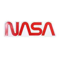 NASA Worm Logo Embossed & Shaped Metal Sign picture