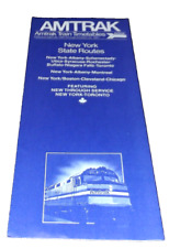 APRIL 1981 AMTRAK NEW YORK STATE ROUTES PUBLIC TIMETABLE picture